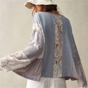 Boho lace blouse